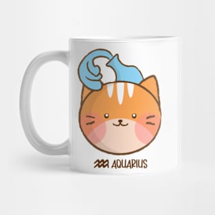 Aquarius Cat Mug